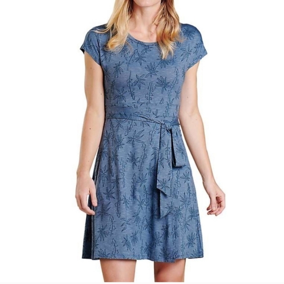 Toad&Co Dresses & Skirts - Toad&Co Cue Short Sleeve Wrap Organic Cotton Dress